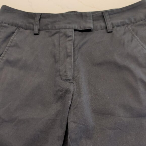 Adidas Sz 6 Women Shorts Black Stretch Pockets Performance Zip Fly Golf Bermuda - Picture 4 of 10